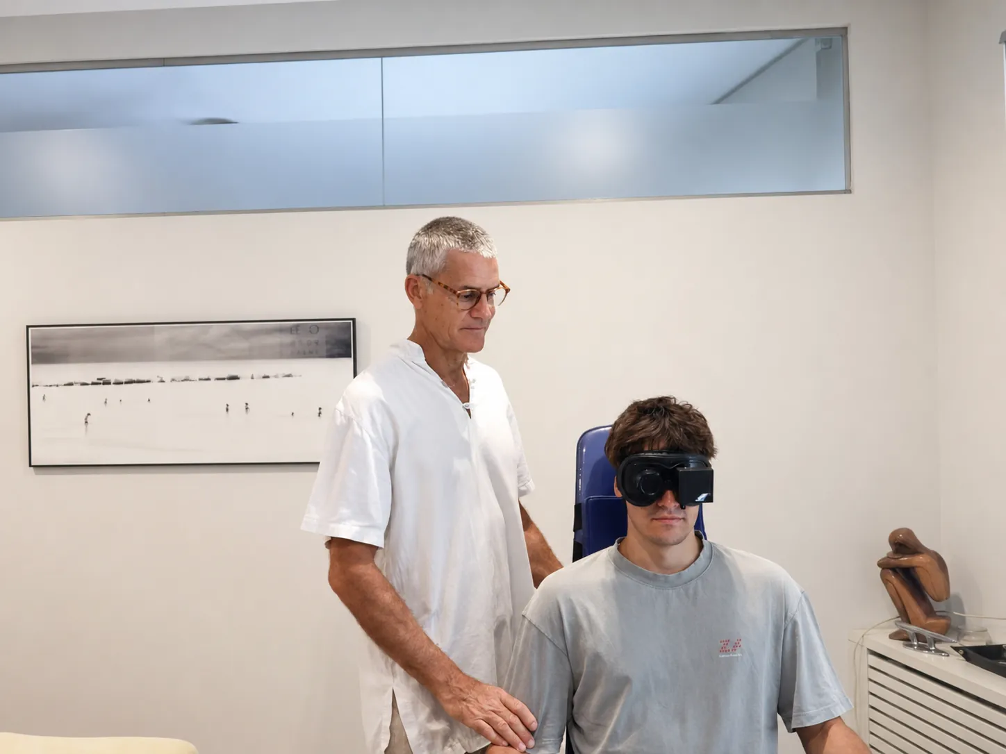 Exploración vestibular con gafas VNG